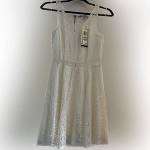 Lace Dress. New with tags. Off White